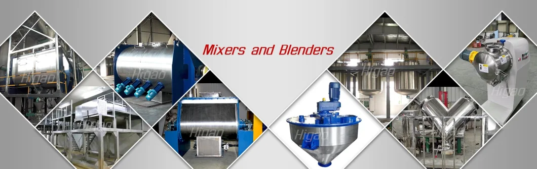 50-30000L Combo Plough Mixer for Various Daily Care Aromas Powder